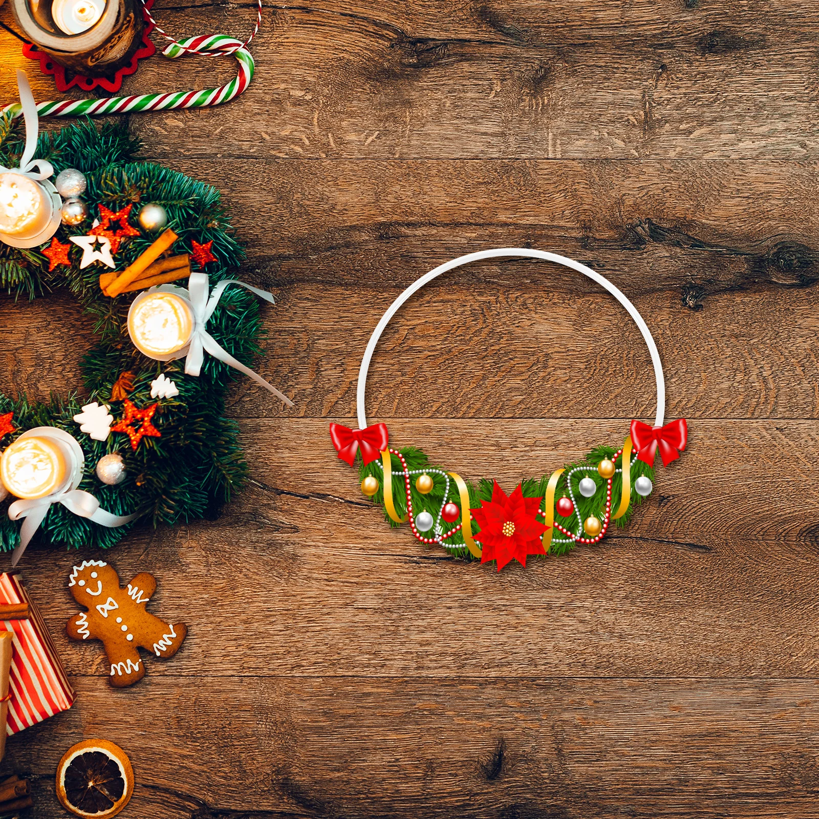 

10Pcs Dreamcatcher Crafts Iron Rings Stable Smooth Wreath Hoop DIY Metal Frame for Macrame Floral Wall Hanging