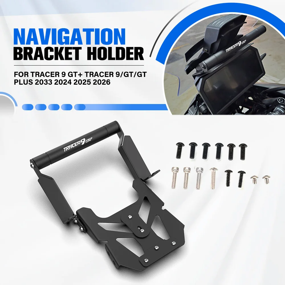 

For Yamaha Tracer 9 GT+ Tracer 9/GT/GT Plus 2033 2024 2025 2026 Phone GPS Navigation Mount Bracket Bar Extension Stand Holder