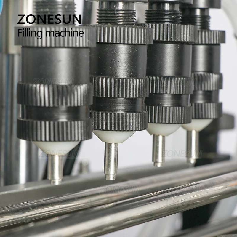 ZONESUN Automatic Liquid Filling Machine Perfume Vacuum Filler 5-500ml for Food Beverage Cosmetics Packaging Machine ZS-DTZL500