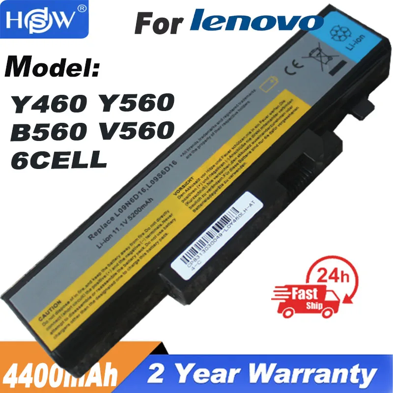 

Laptop battery for LENOVO L09N6D16 L09S6D16 L10L6Y01 L10L6Y01 L10N6Y01 L10S6Y01 IdeaPad Y460 Y560 B560 V560 Laptop battery for