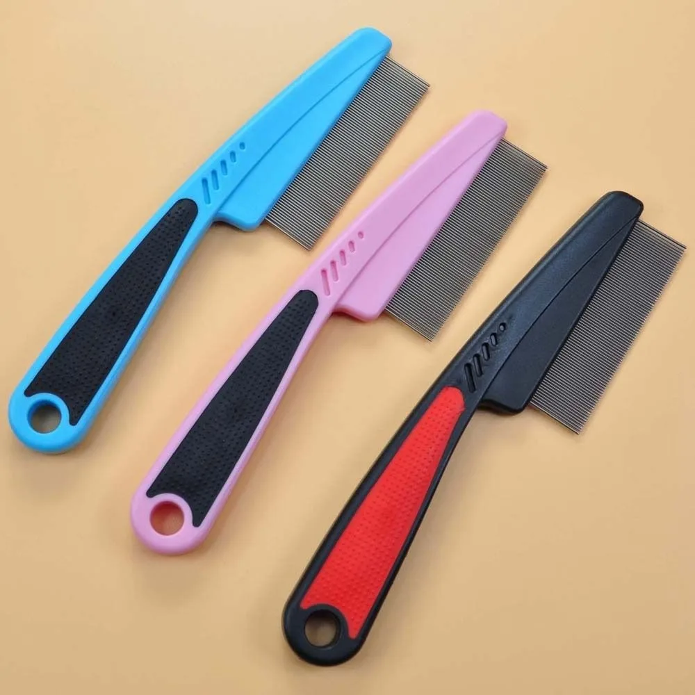 Pet Care Comb Flea Lice Removal Tool Stainless Steel Deworming Opening Knots Cat Dog Grooming Supplies view 5