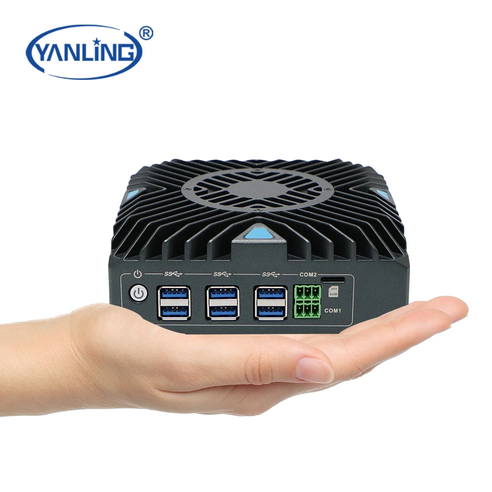 

Factory Production 10th Mini Industrial Computer 4 RJ45 Network Port Wide Voltage Support AGV Application Firewall VPN Router