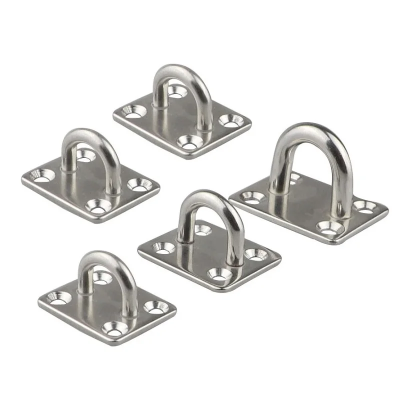 5PCS Hook Heavy Duty Hooks House Fan Heavy Duty Hammock Chair U Shaped Hammock Hook Suspension Ceiling Mount Eye Plate