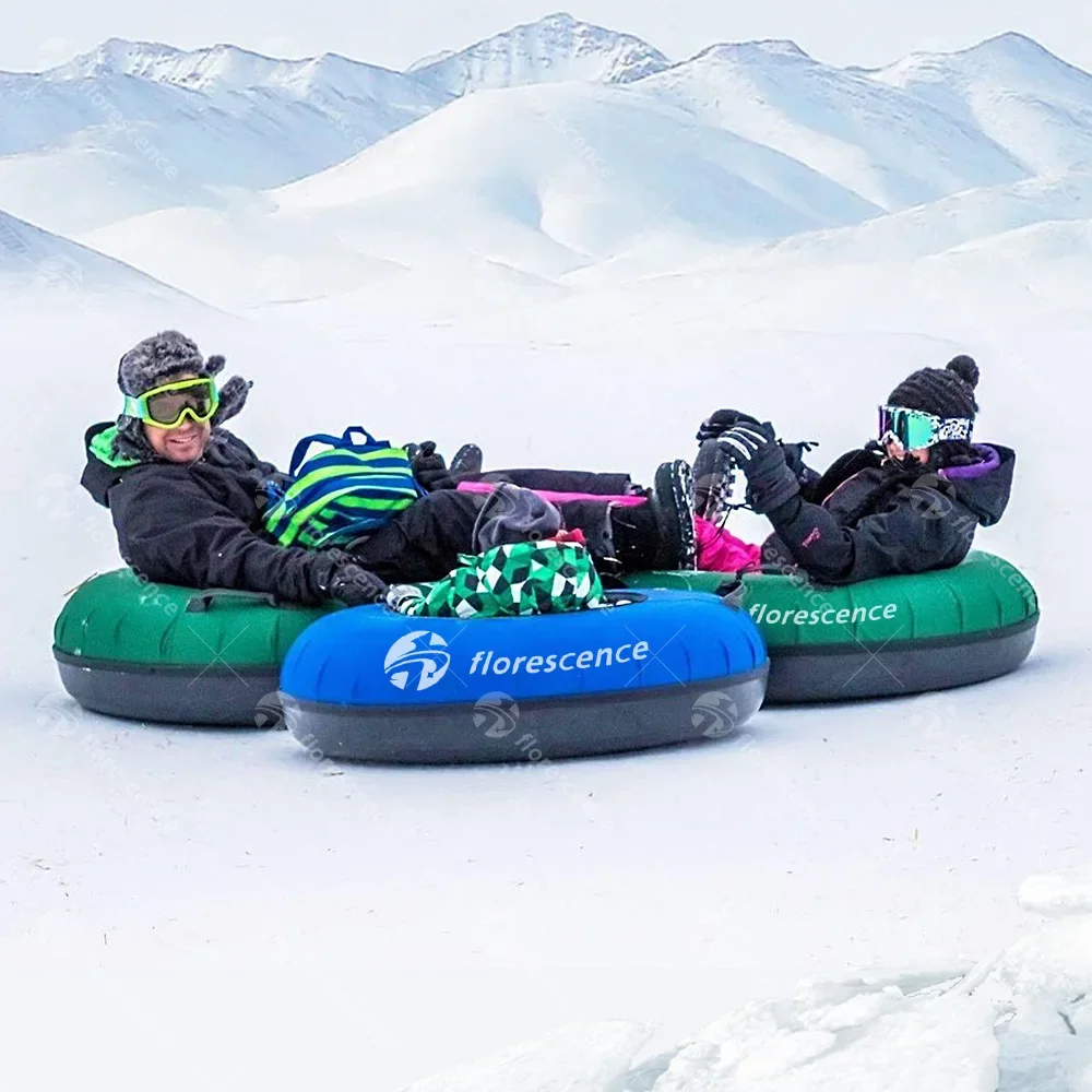 Inflatable Snow Tube With Hard Bottom 100CM 120CM