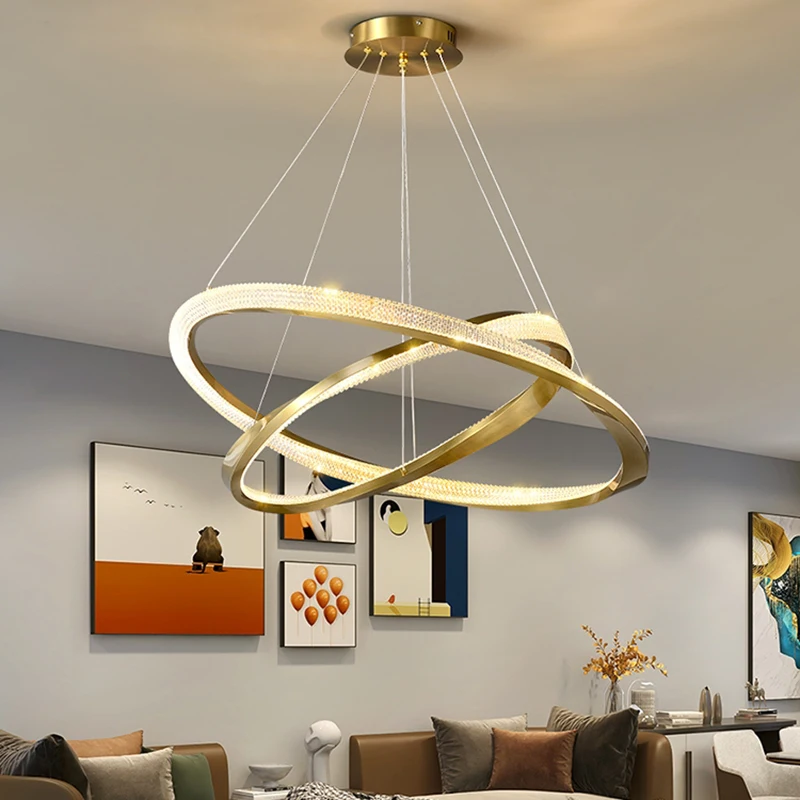 Lampadario di cristallo moderno per la decorazione della casa, lampada a sospensione per scale, lampade a sospensione per soggiorno, illuminazione per interni Byjoemade H2 Store