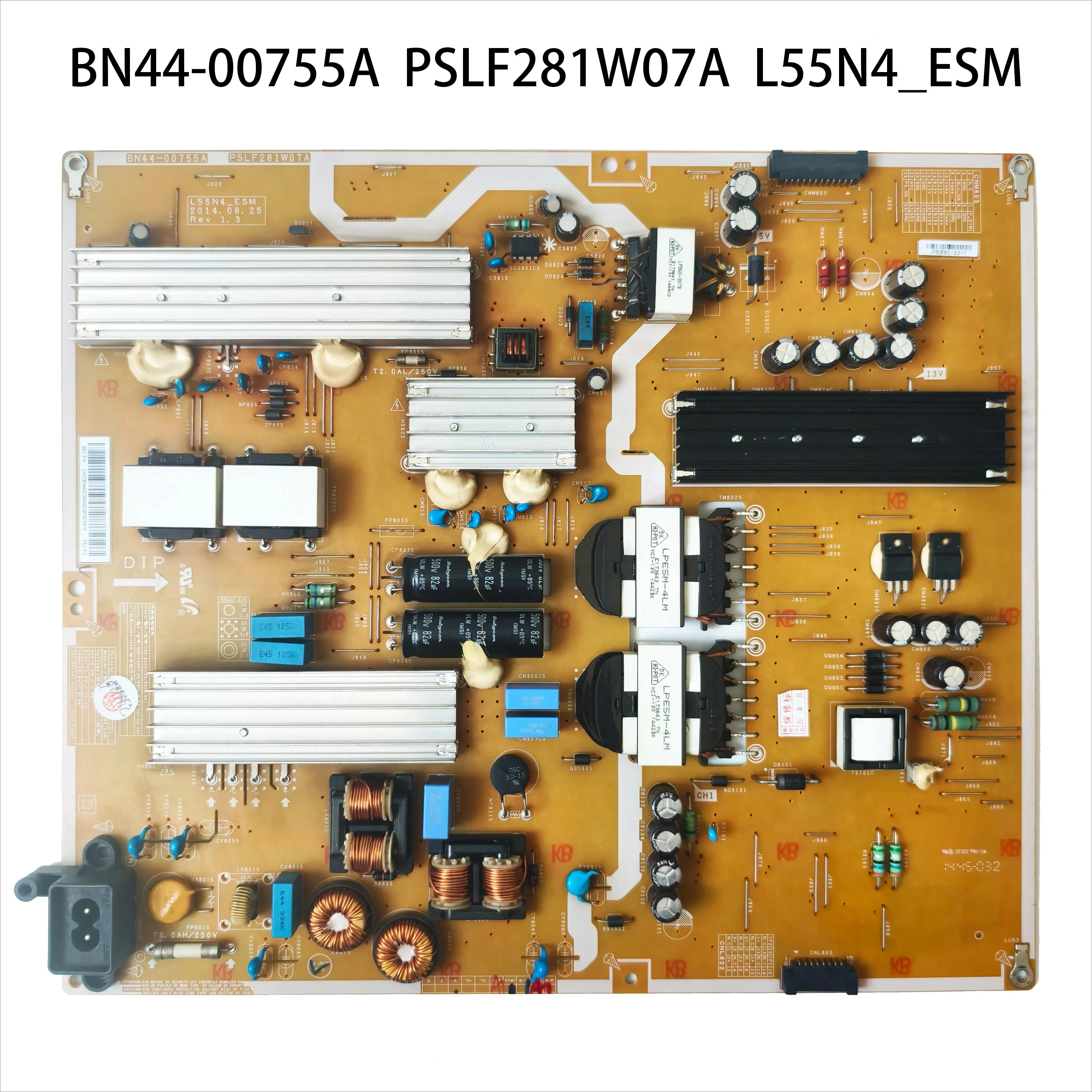 

Power Board BN44-00755A PSLF281W07A L55N4_ESM is for UN55HU6830F UN55HU6840F UN55HU6950F UA50HU7000J UE50HU6900D UA55HU7000J TV