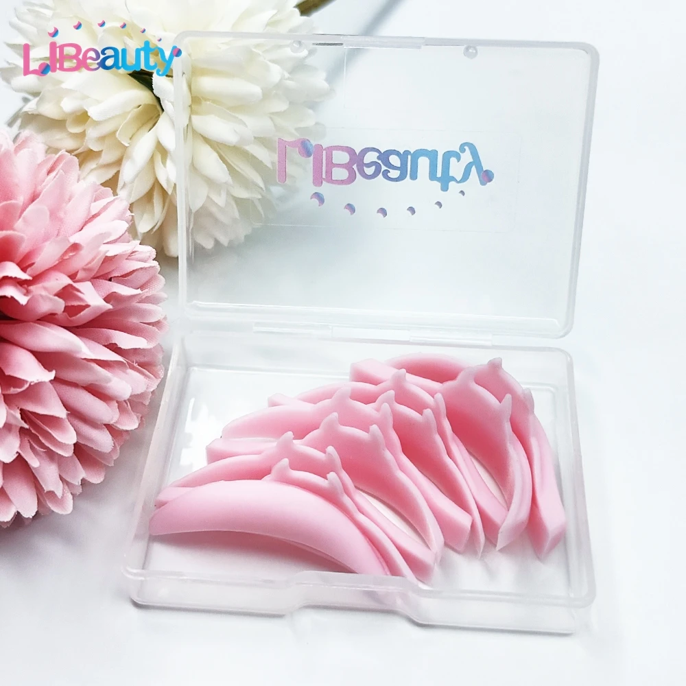 Libeauty 5 คู่ Eyelash Curler Lash lift Shields Eyelash Lift Perm Pads Lash Lift Pads Eye Curler เครื่องมือแต่งหน้าและอุปกรณ์เสริม