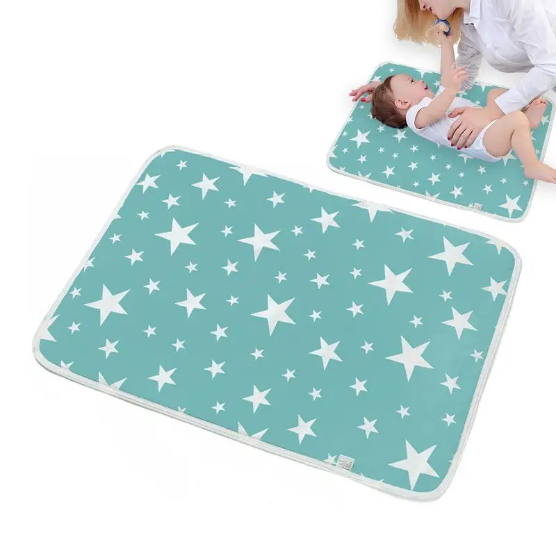 

Diaper Changing Pad 19x 27inch Travel Diaper Change Mat For Diaper Bag Waterproof Breathable And Washable Diaper Change Mat Easy