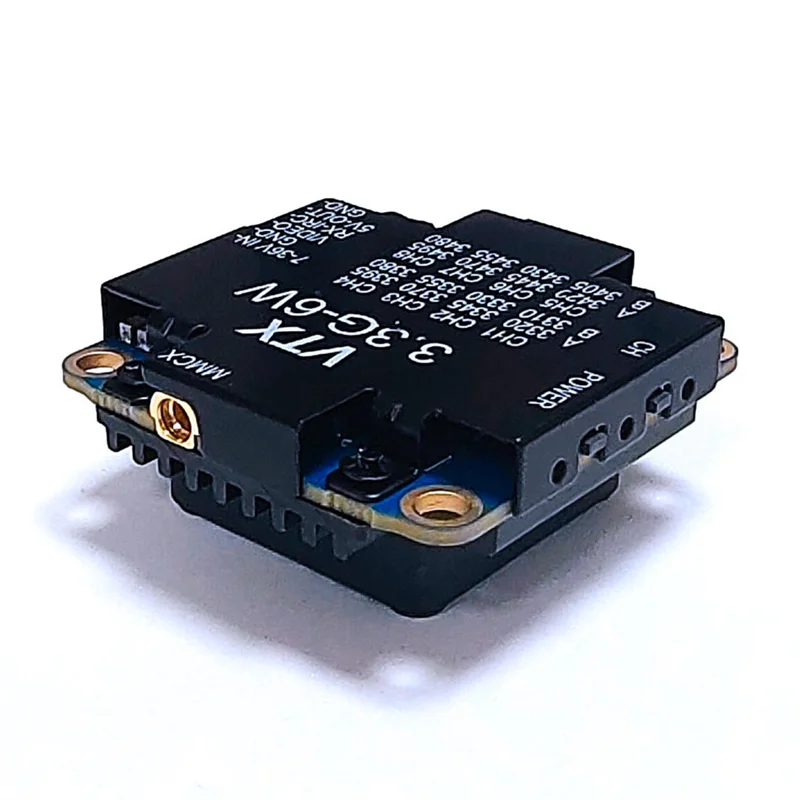 

A33T-3.3G 6W VTX For FPV Long Range Racing Drone 25Mw/1000Mw/3000Mw/4000Mw/6000Mw Adjustable