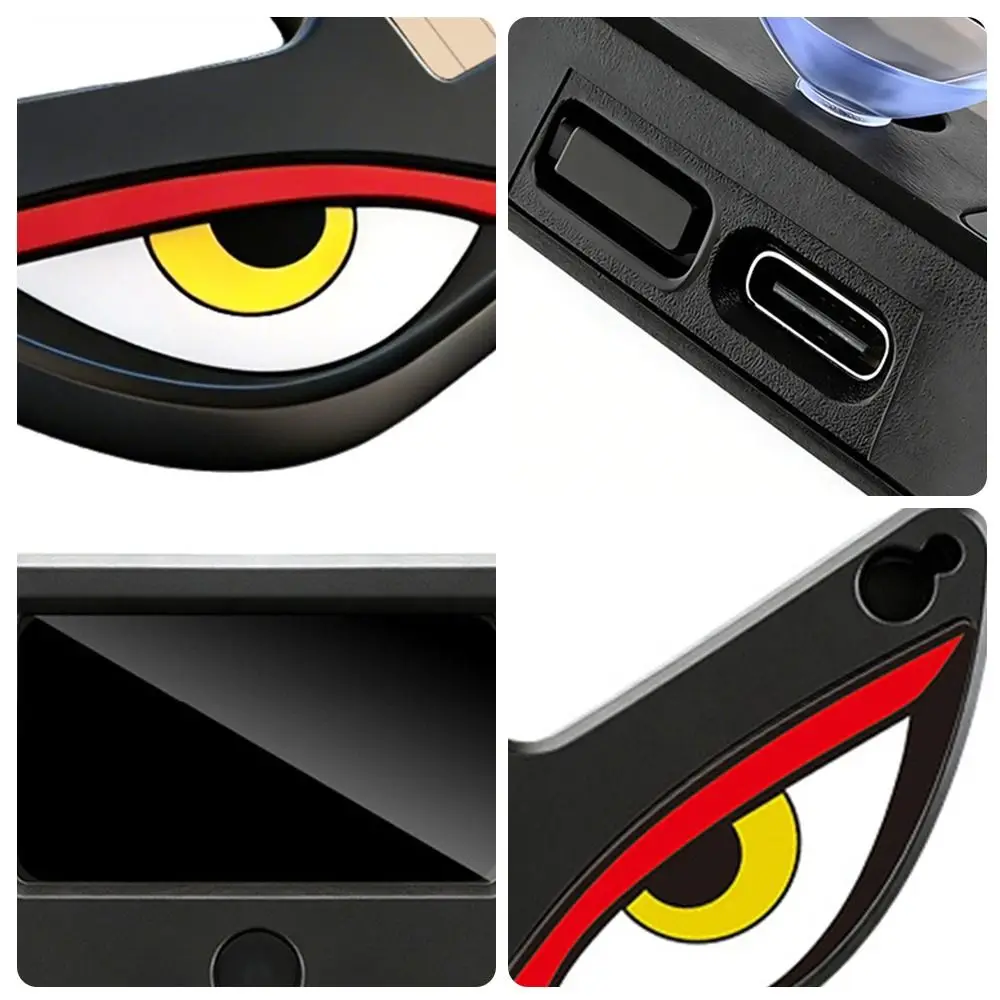 Wireless Solar Powered Car Neon Light Vibration Lights on Suction Cup Cool EYE Ambient Lights Dynamic