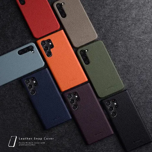 Melkco Premium Genuine Leather Case for Samsung Galaxy S26 S25 Ultra S21 S22 S23 S24 Plus Luxury Cowhide Protective Hard Cover - Image 6