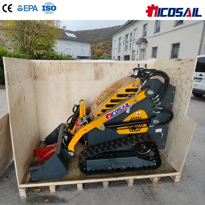 380Eミニスキッドステアローダー、積載量300kg、コンパ - Heavy Equipment Loader のレビューと価格