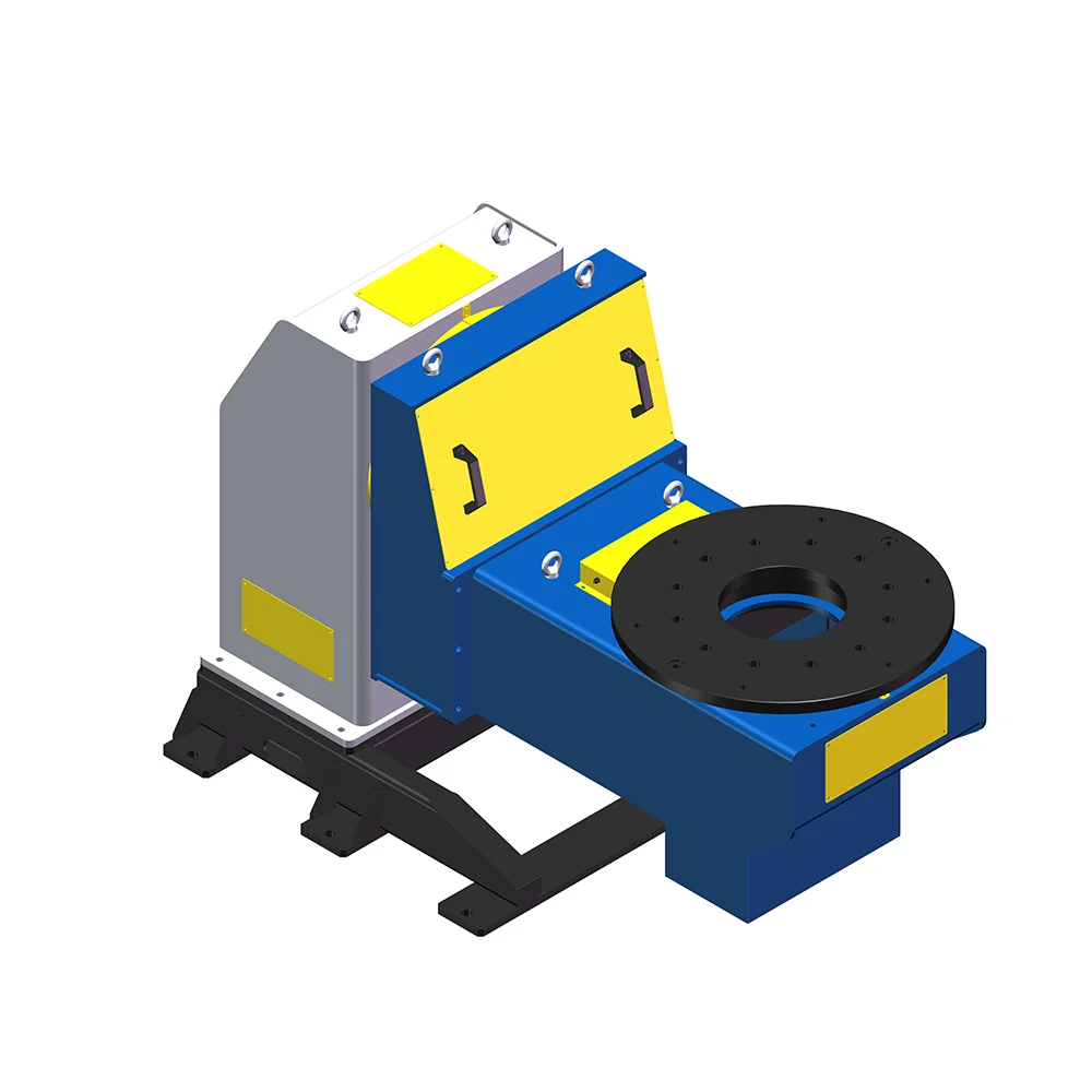 Dual Axis L Shaped Industrial Welding Robot Positioner With A Payload For Industrial Welding Positioning