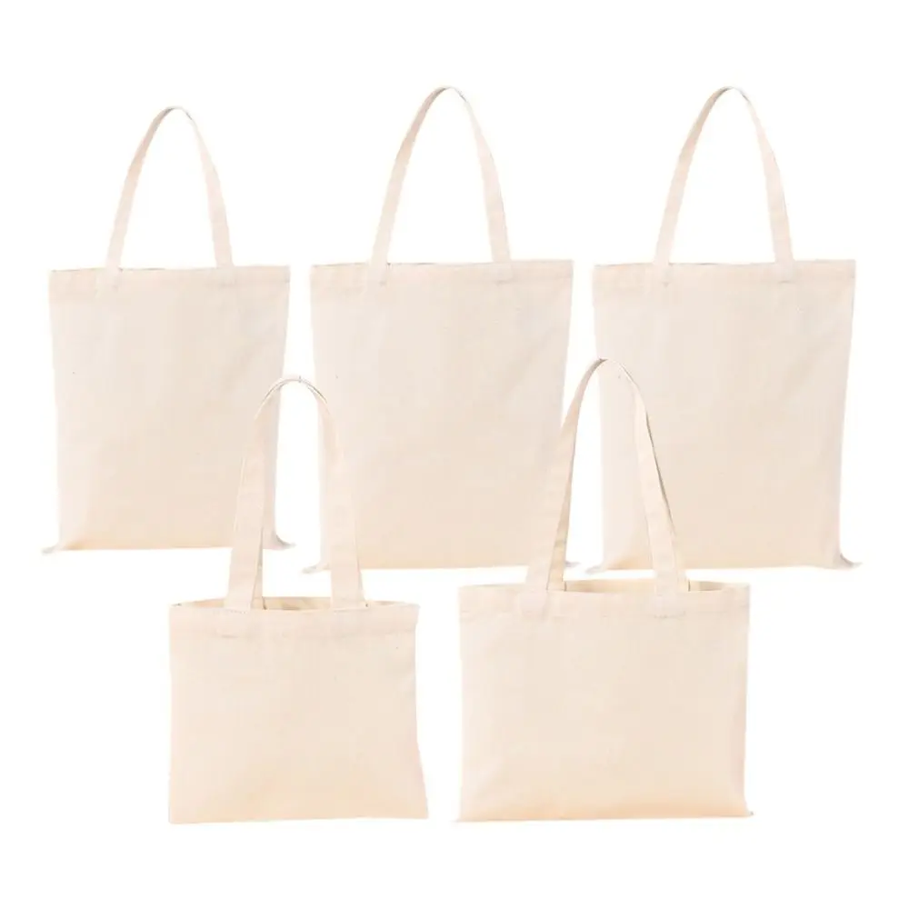 Natural Canvas Tote Bags DIY for Crafting and Decorating Reusable Grocery Washable Bag Shopping Bag