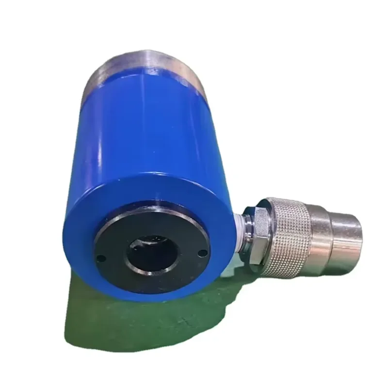 DEELEAP RCH121 Hollow Plunger Pneumatic Hydraulic Cylinder | 70MPa High Pressure Single Action Hydraulic Cylinder