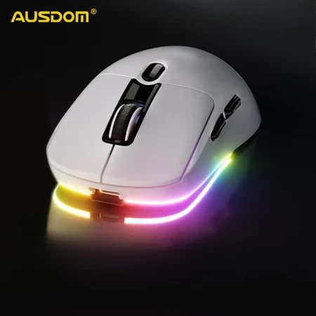 Ausdom G01 SE G04 Wireless Mouse Bluetooth Lightweight Long Battery Life Ergonomics PAW3311 Micro-motion E-sports Gaming Mouse