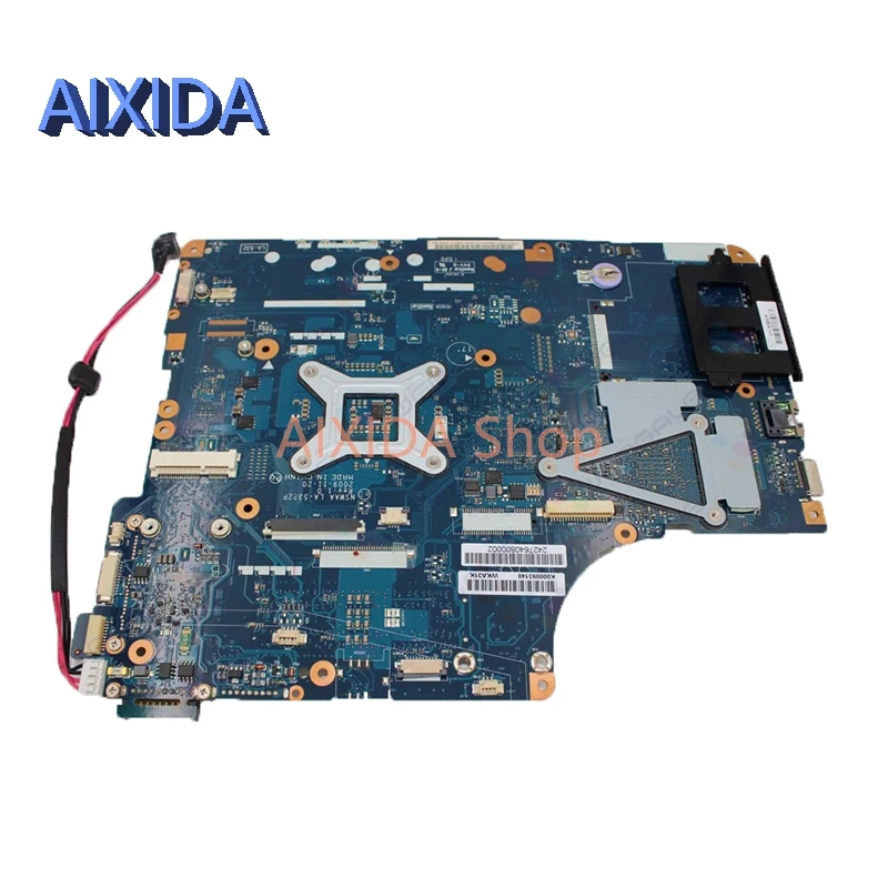 AIXIDA K000093140 NSWAA LA-5322P FOR 17 inch Toshiba Satellite L500 L550 Laptop Motherboard HM55 512MB GPU DDR3 free CPU