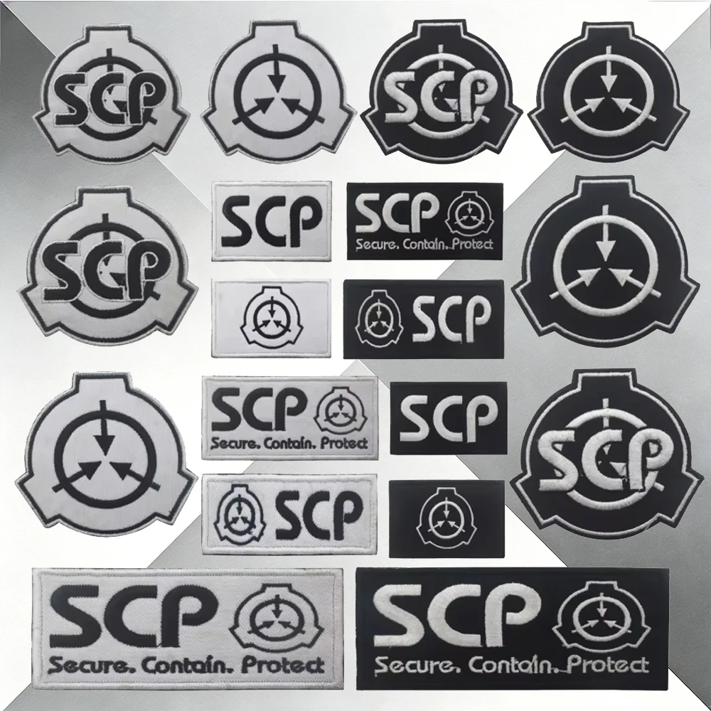 

SCP Foundation Tactical Patches - Embroidered Tactical Patches for Backpacks Jackets, Secure Contain Protect