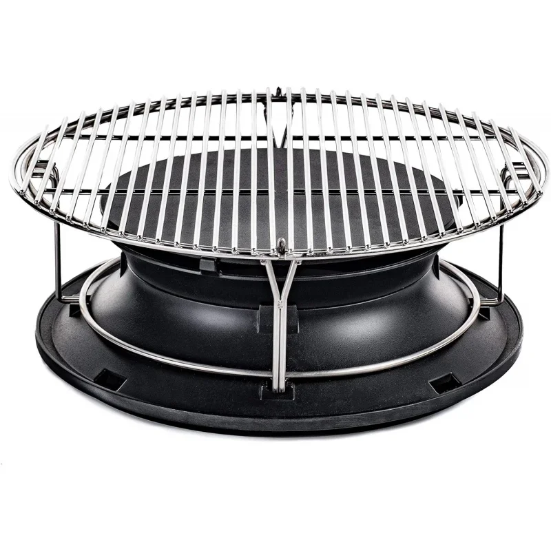 SlōRoller Smoke and JoeTisserie Rotisserie for Classic Joe 18-inch Charcoal Grill and Smokers, Model KJ-HYPER and KJ-TIS