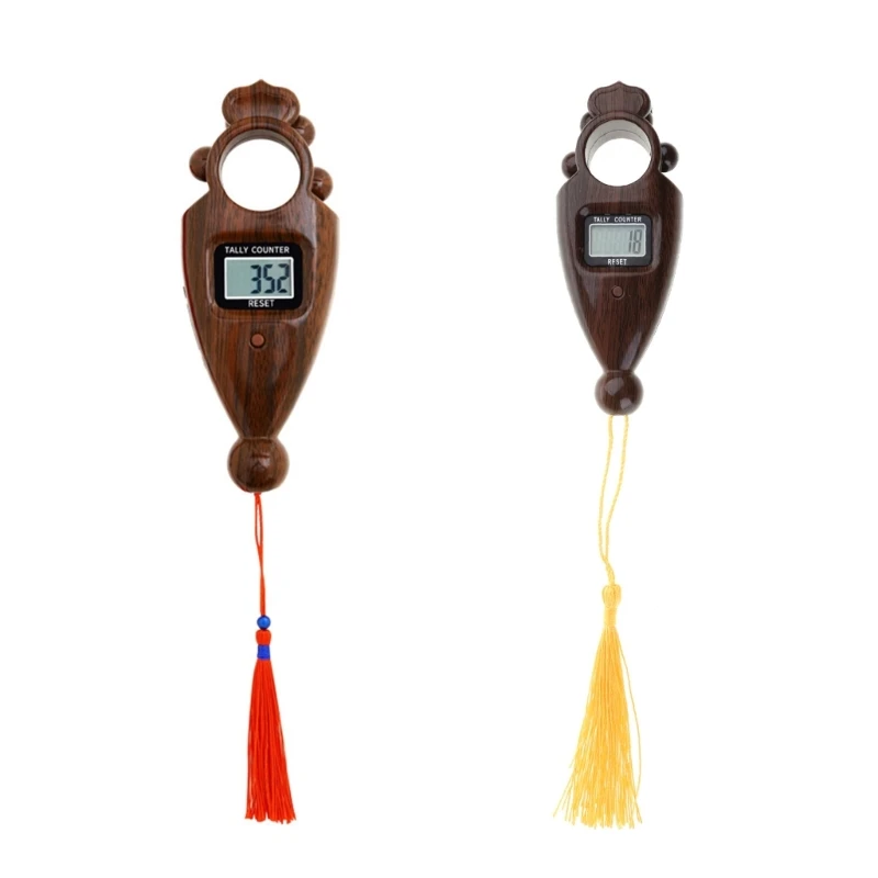 

M17D Digital Beads Counter Beads Counter Portable Beads Counter, for Meditation Relaxation Buddhist Prayer Gift