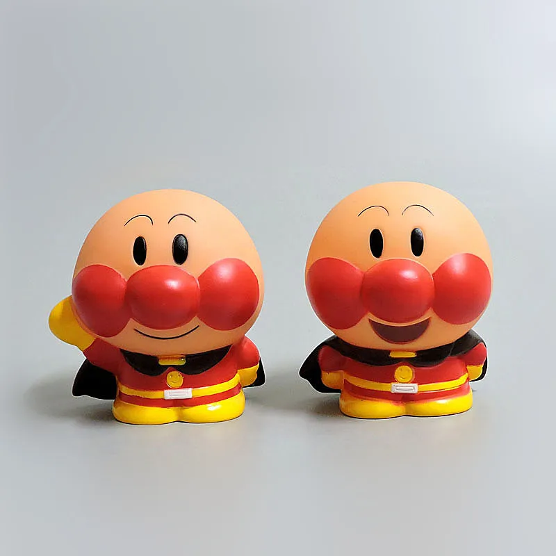 Cute Anpanman Standing Posture Mini Piggy Bank Cartoon Super Desktop Doll Decoration Anime Peripheral Children's Birthday Gift