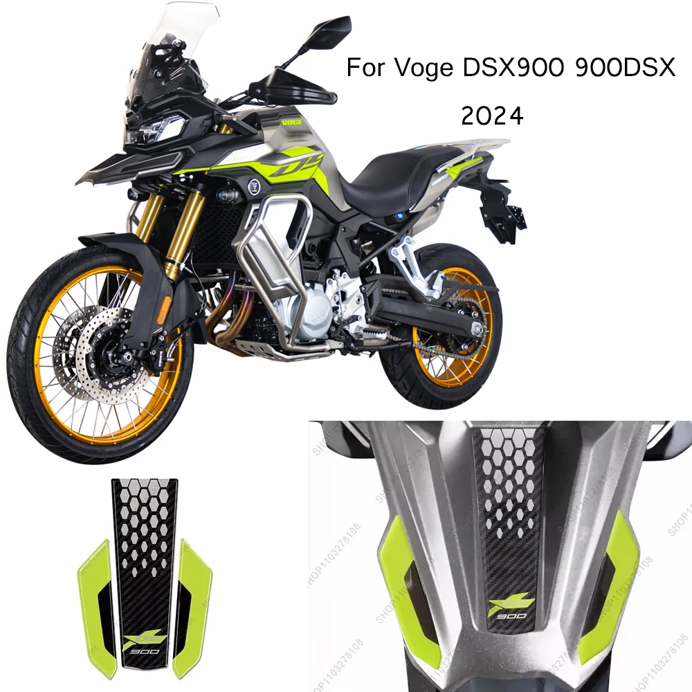 

For Voge 900DSX 900dsx DS900X DSX900 900 DSX 2024 Motorcycle 3D Epoxy Resin Front Peak Waterproof Non-Slip protection Sticker