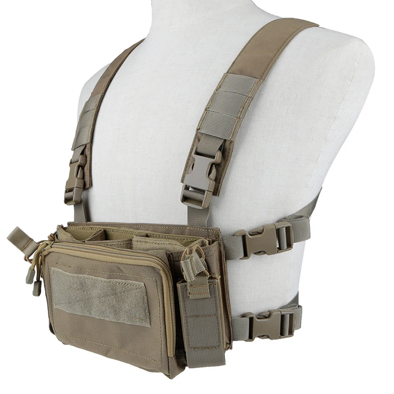 Tactical Vest Army Chest Rig Carrier Armor X Harness Rifle Pistol Magazine Pouch 5.56 7.62  Hunting Equipment