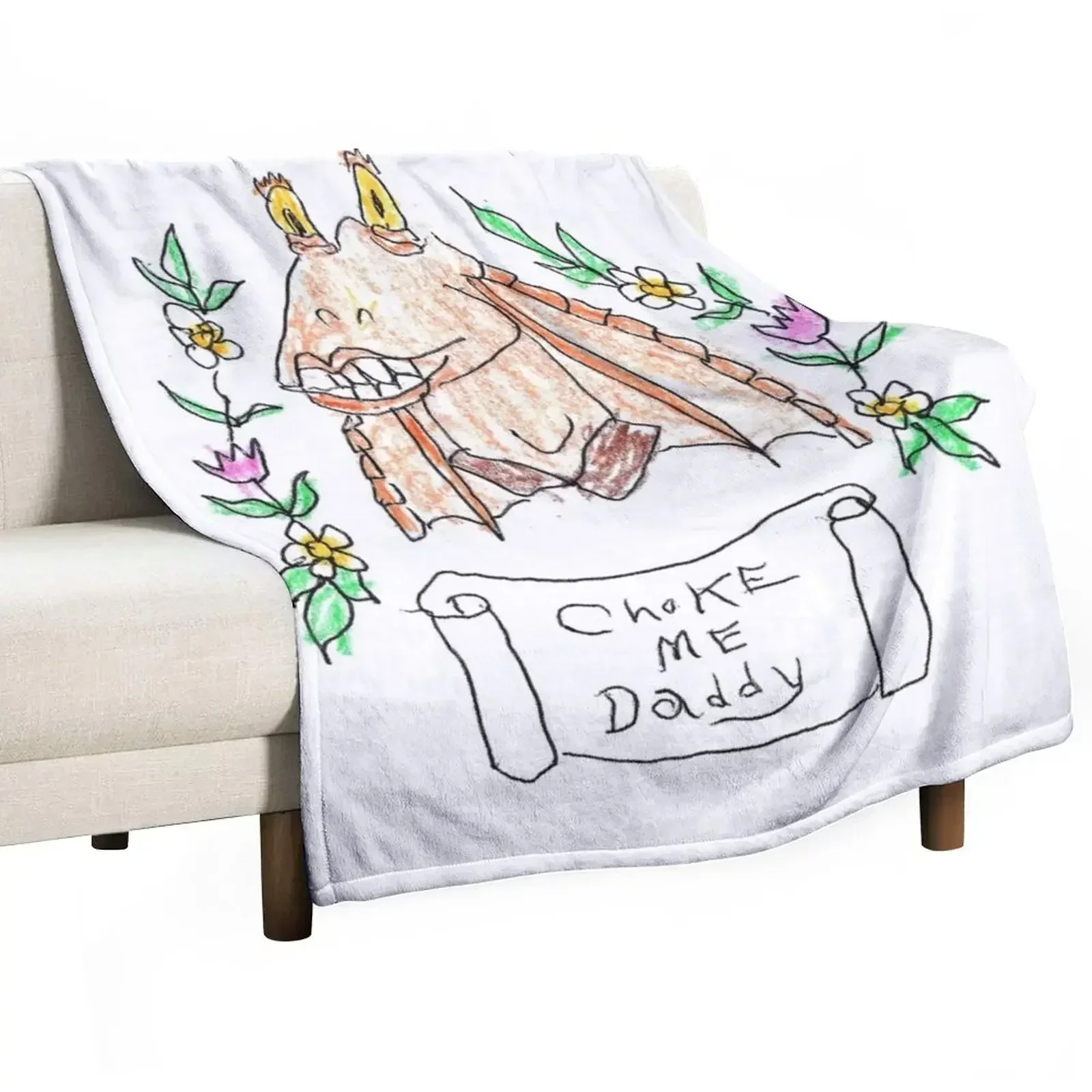 Choke me Jar Jar (Full Size) Throw Blanket Sofa Throw Decorative Throw Tourist Blankets For Sofas Blankets