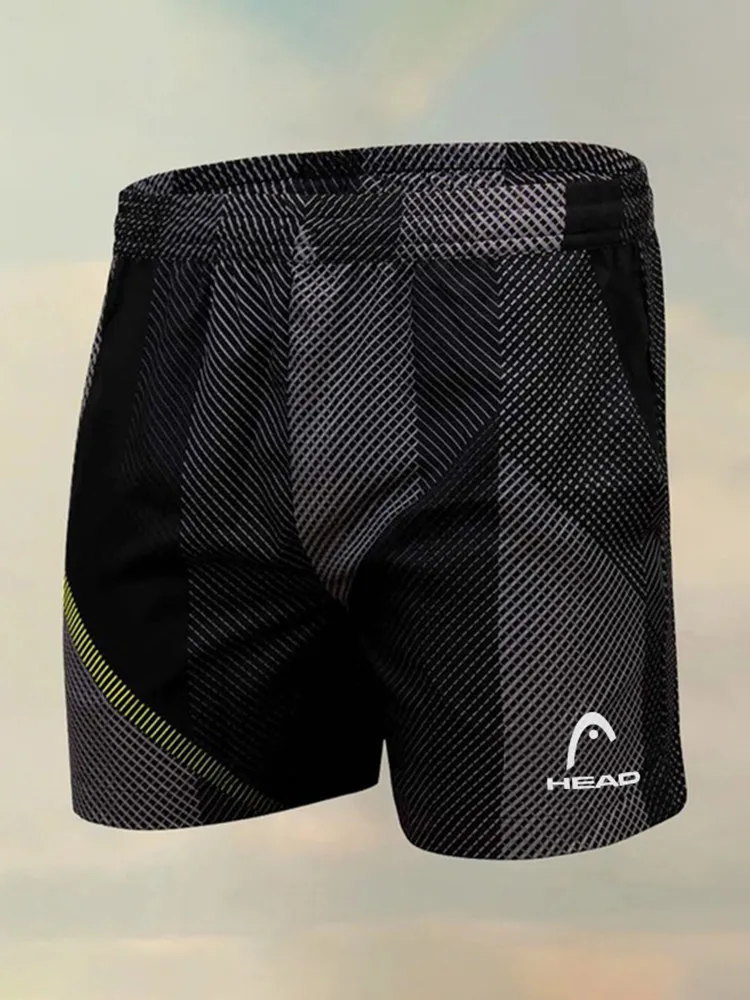 Head Men's Shorts Summer Tennis Shorts Outdoor Sports Running Fitnes Loose Breathable Shorts Basketball Badminton Training Pants