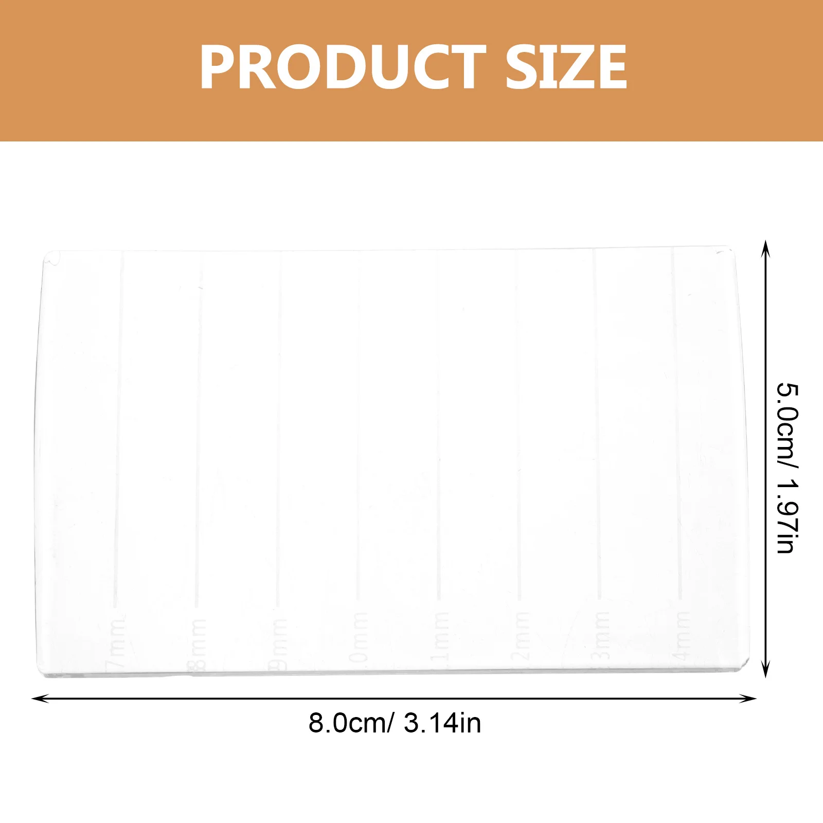صينية رموش زجاجية شفافة، حامل رموش ناعم متين لتطبيق سهل التمديد لصالونات مركز التجميل #2