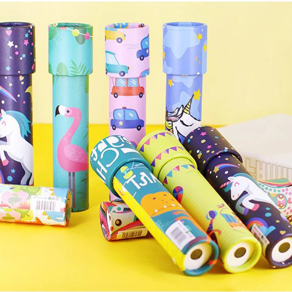 2 Pcs Kaleidoscope Images Toy Gifts Kids Kaleidoscopes for Cute Parent-child