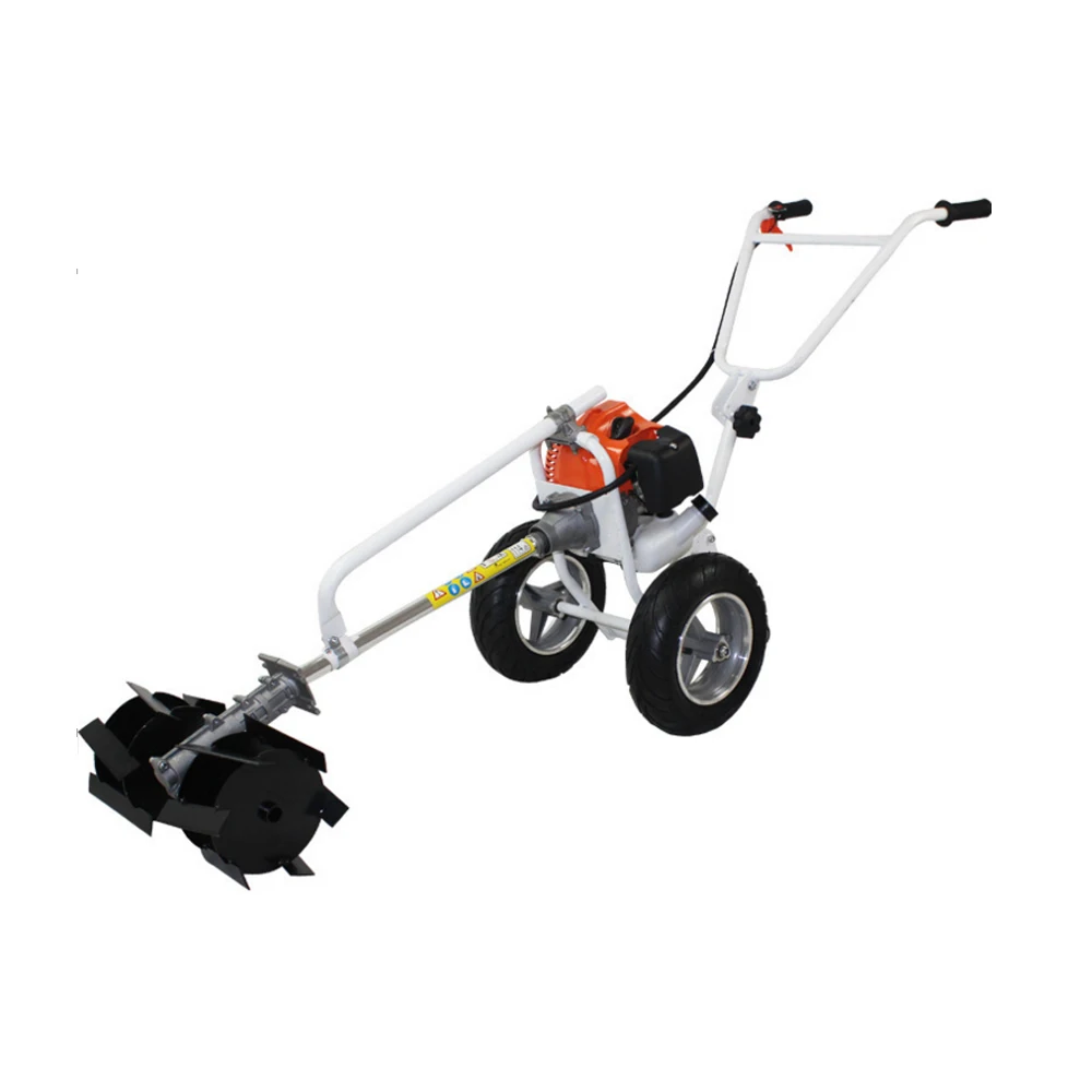 Easy Operation Manual Wheel Type Weeder/Gasoline Power Brush Cutter Tiller