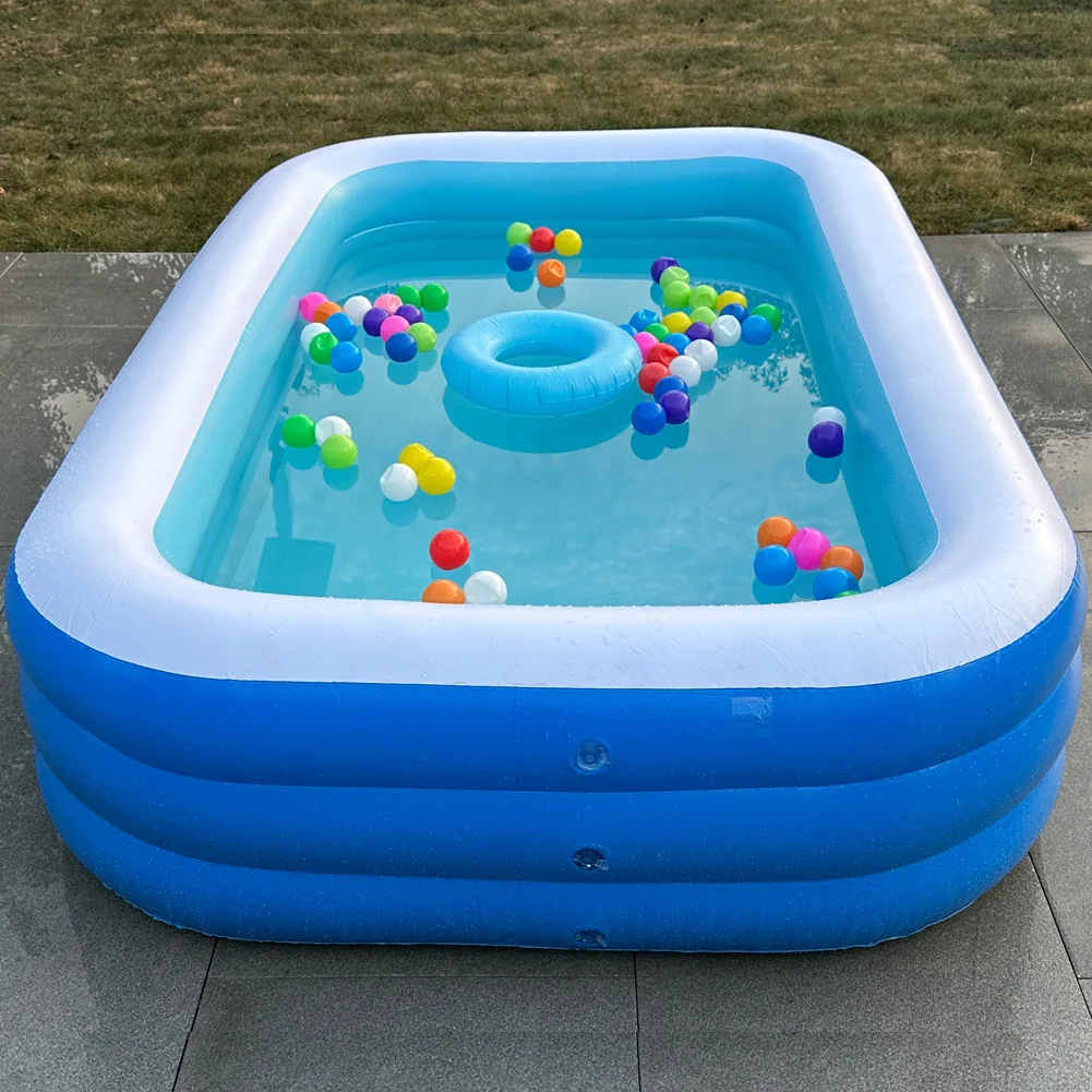 Outdoor  PVC Inflatable Swimming Pool for Children and Adults Play Pool for Swimming  Extra NM150