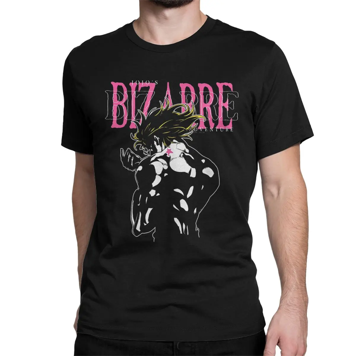 Men Women T-Shirt DIO With Joestar Birthmark Japanese Anime Vintage Cotton Tees JOJOs Bizarre Adventure T Shirt Tops Big Size