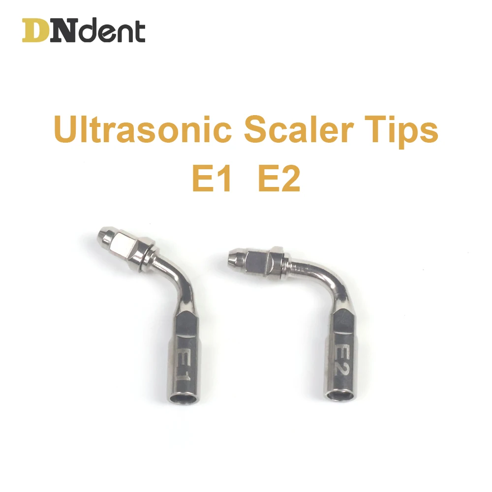 

5PCS Dental Ultrasonic Scaler Tips Multifunction Endo Perio Scaling Tips E1 E2 for E*S Woodpecker Scaler Handpiece