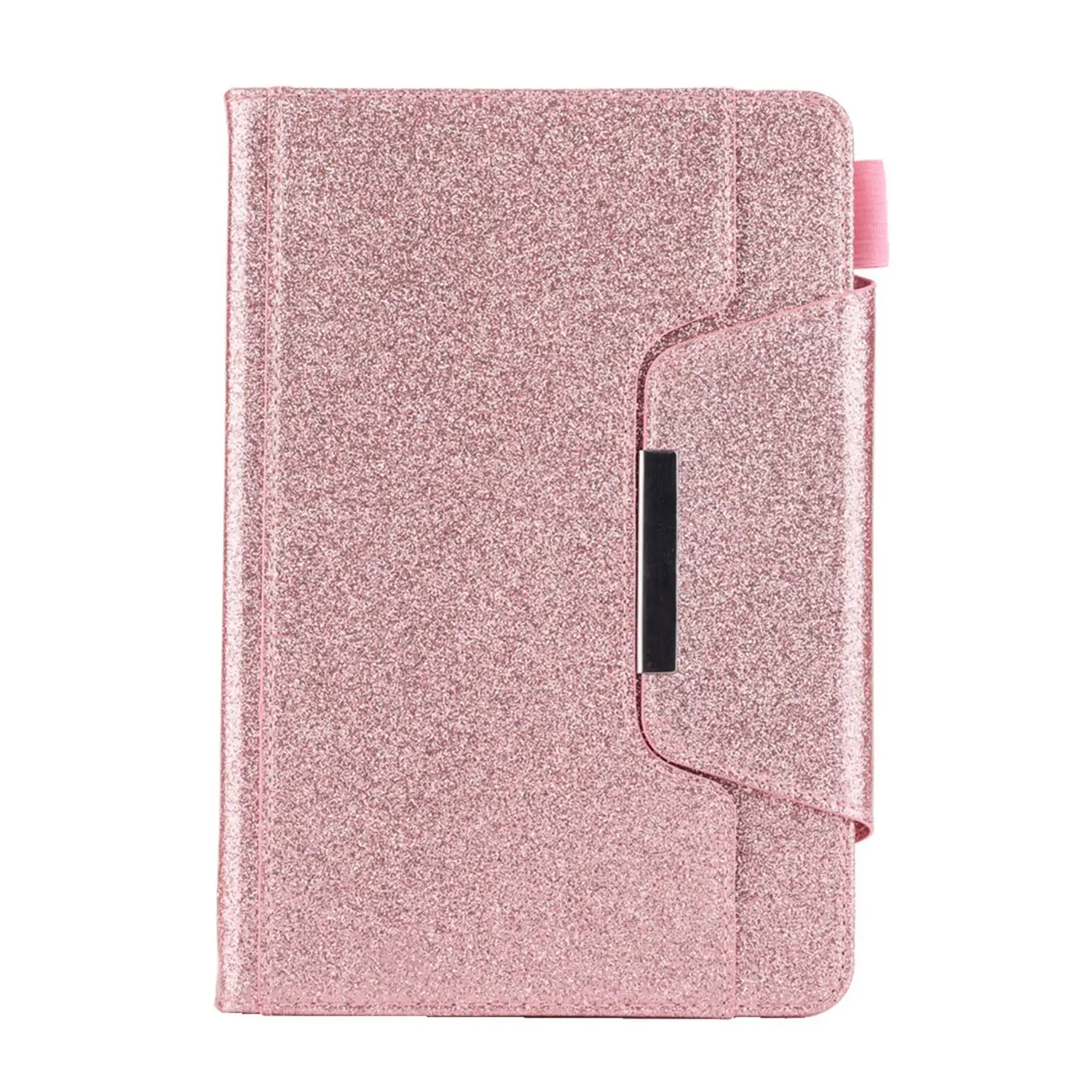 Pasuje do etui ochronnego IPAD MINI1/2/3/4/5, etui z klapką i uchwytem na gniazdo karty, skórzanej powłoki ochronnej, brokatu