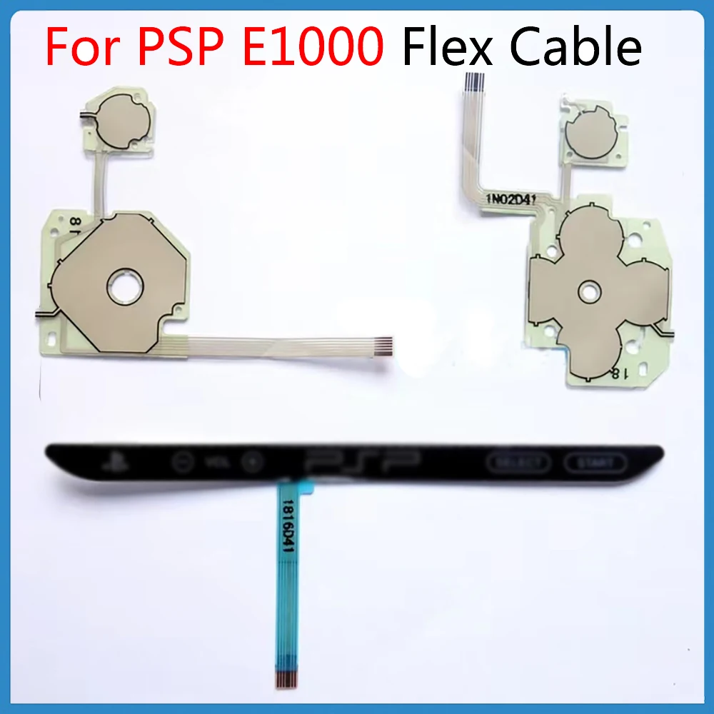 For PSP E1000 Flex Cable Replacement Direction Cross Left Right Volume Flex Cable Conductive Film Volume Key Accessories Repair