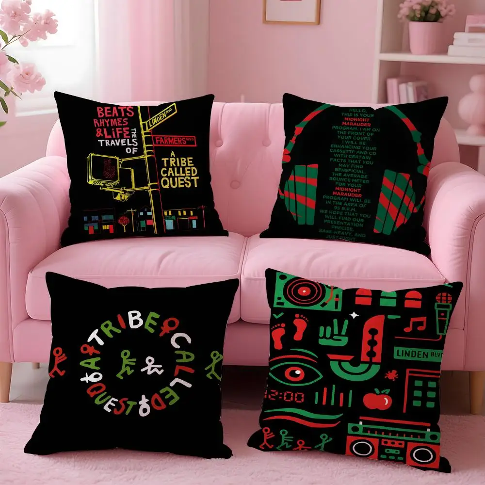 Band A Tribe Called Quest Album Cushion Cover Pillow Case Soft Friendly Fabric & Concealed Zipper