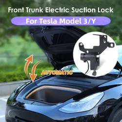 For Tesla Frunk Soft Closing Model Y / 3 / X / S/ 3 Highland Automatic Frunk Auto Closer Front Trunk Electric Suction Lock