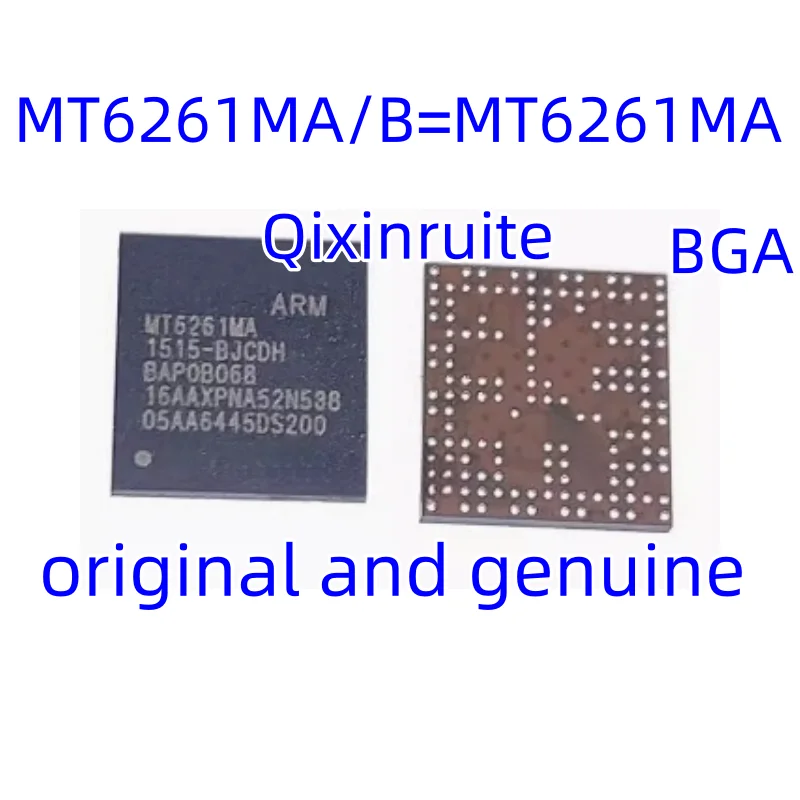 

Qixinruite Brand new original MT6261MA/B=MT6261MA MT6261DA/B=MT6261DA BGA mobile phone CPU processor packaging chip IC