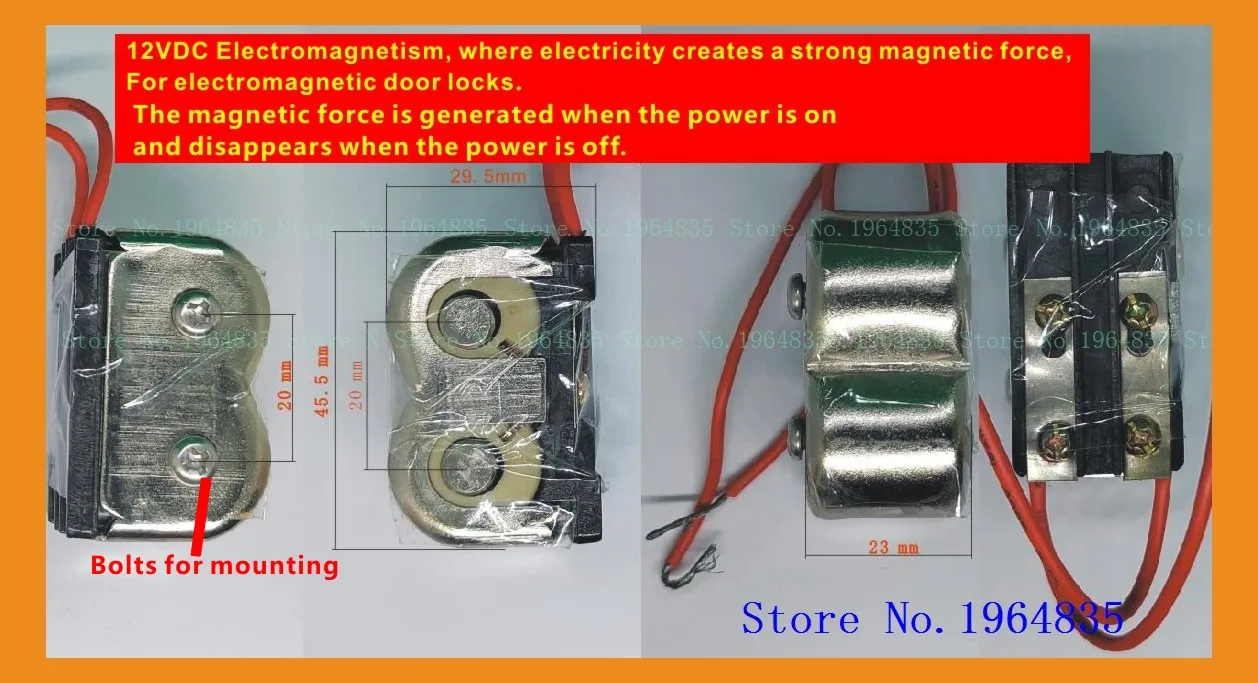 Electromagnetism, where electricity creates a strong magnetic force,For electromagnetic door locks 12VDC