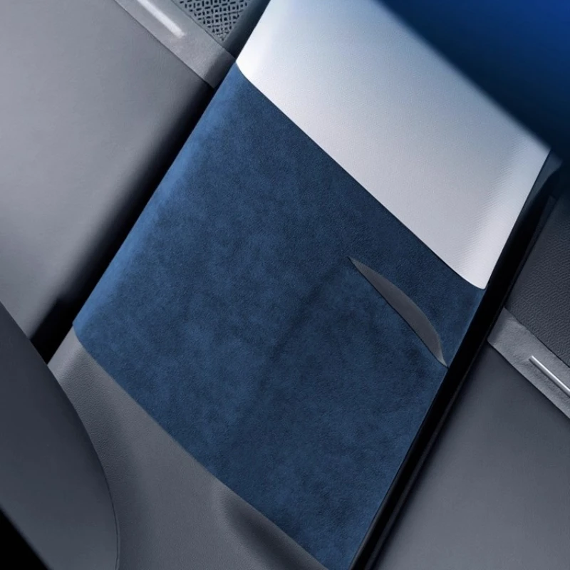 For Changan DEEPAL G318 Alcantara Suede B-Pillar Anti-Collision Sticker Decorative Stickers Car Interior Modified Accessory