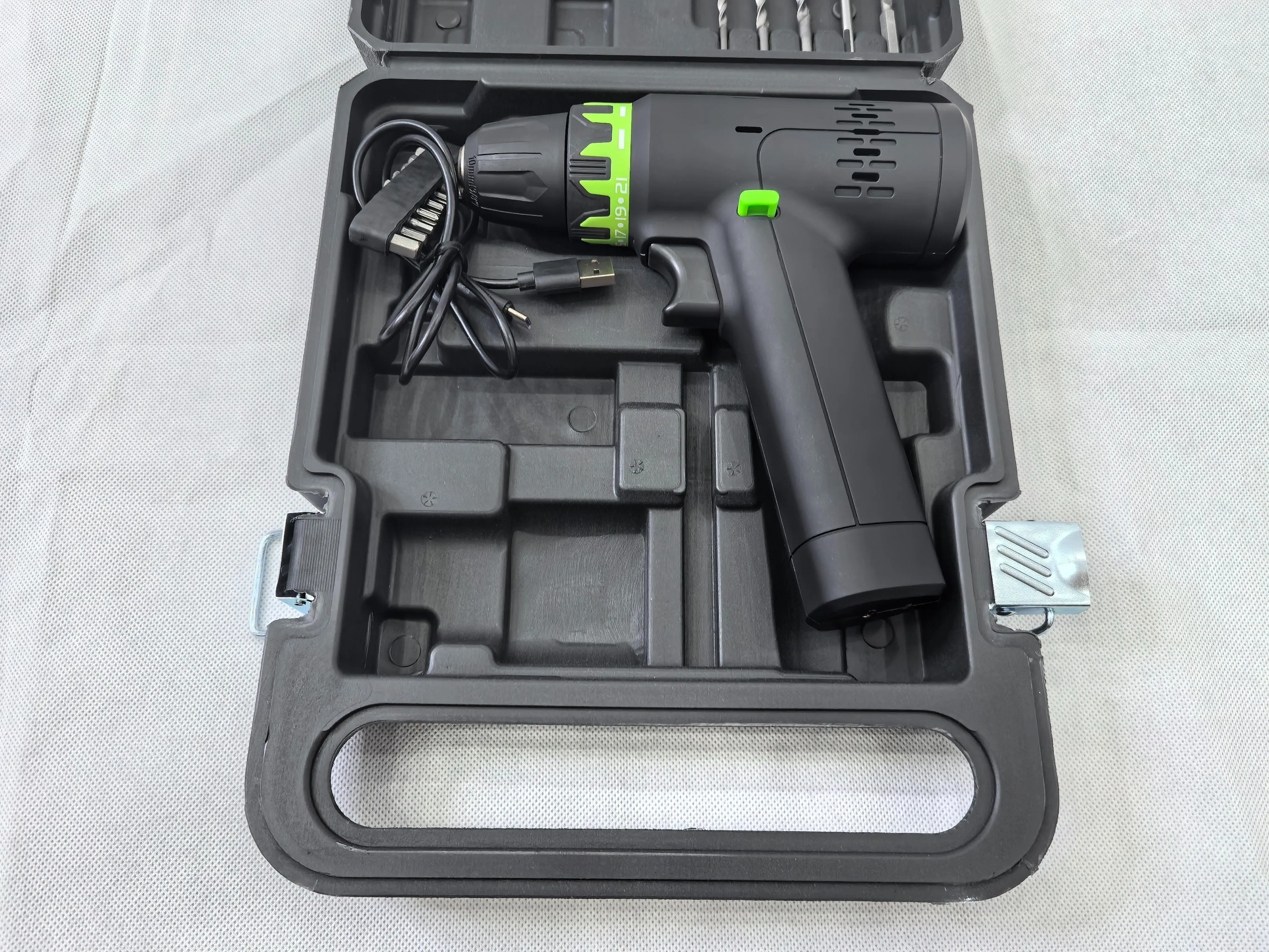 Multifunctional 18V Cordless Drill Electric Screwdriver Kit Industrial DIY Home Use Variable Speed Brushless Motor Lithium-Ion