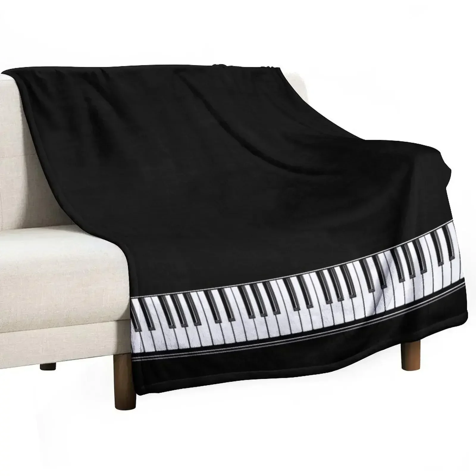 grand piano Throw Blanket Stylish Couch Blanket for Home Living Room