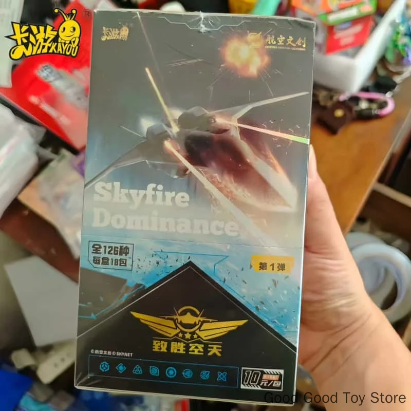 Authentic KAYOU Aviation Culture Winning Sky Trading Cards Series 1 Fighter Military Plane Collectible Card Collect Gifts