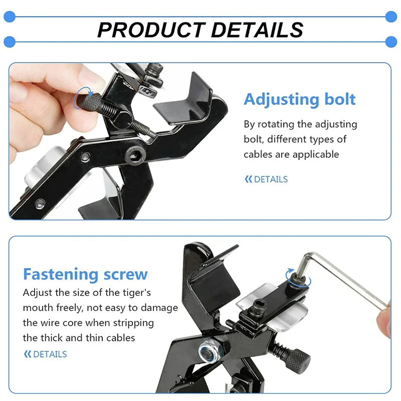 Skinning Knife High Voltage Cable Stripper electrician Manual Cable Stripper Semiconductor Stripping Plier Wire Stripping Tool