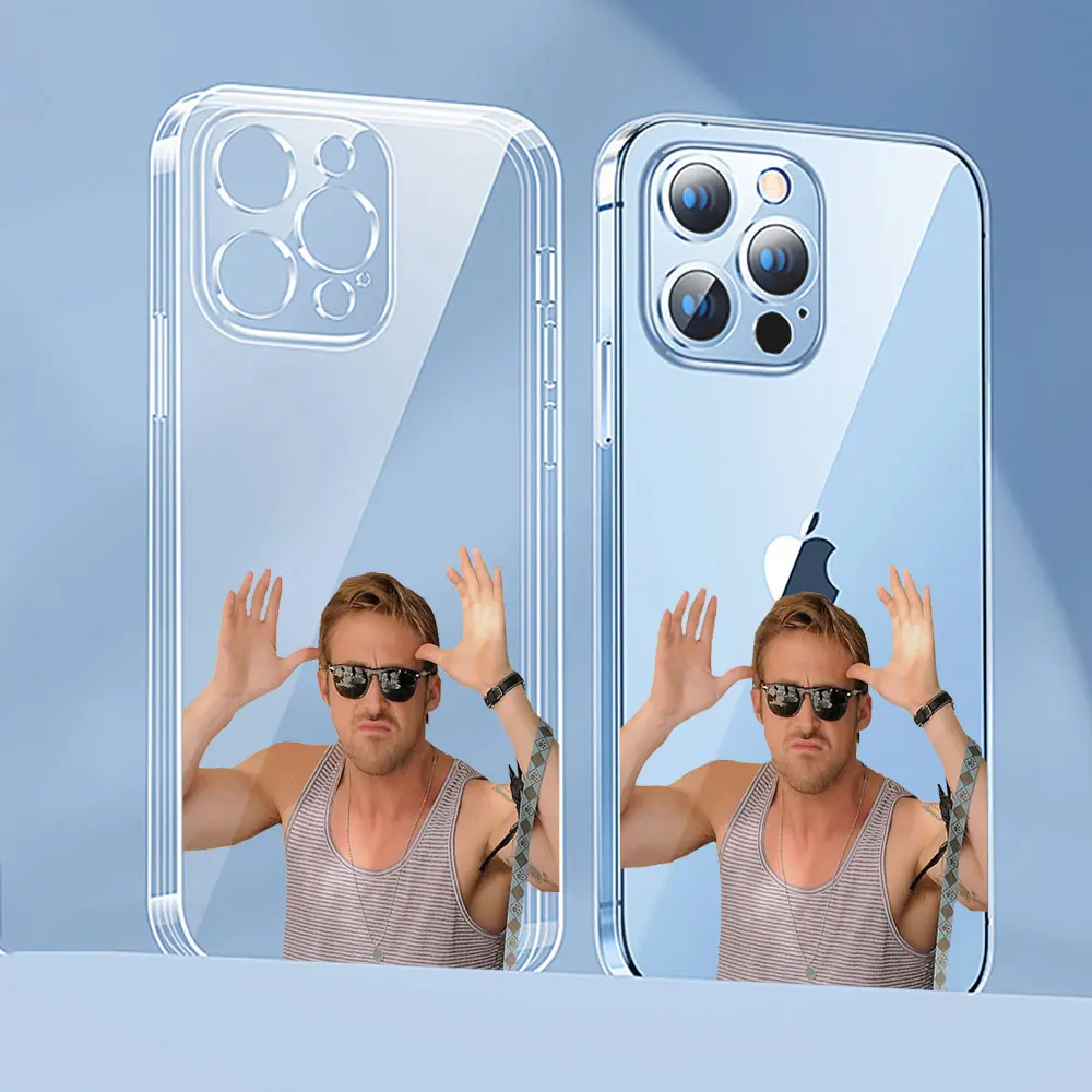 Funny Ryan Gosling Kenergy Phone Case For Samsung Galaxy S24Ultra S20 S21 S22 S23 Fe S10 Plus Note 20 24 Ultra Transparent Cover