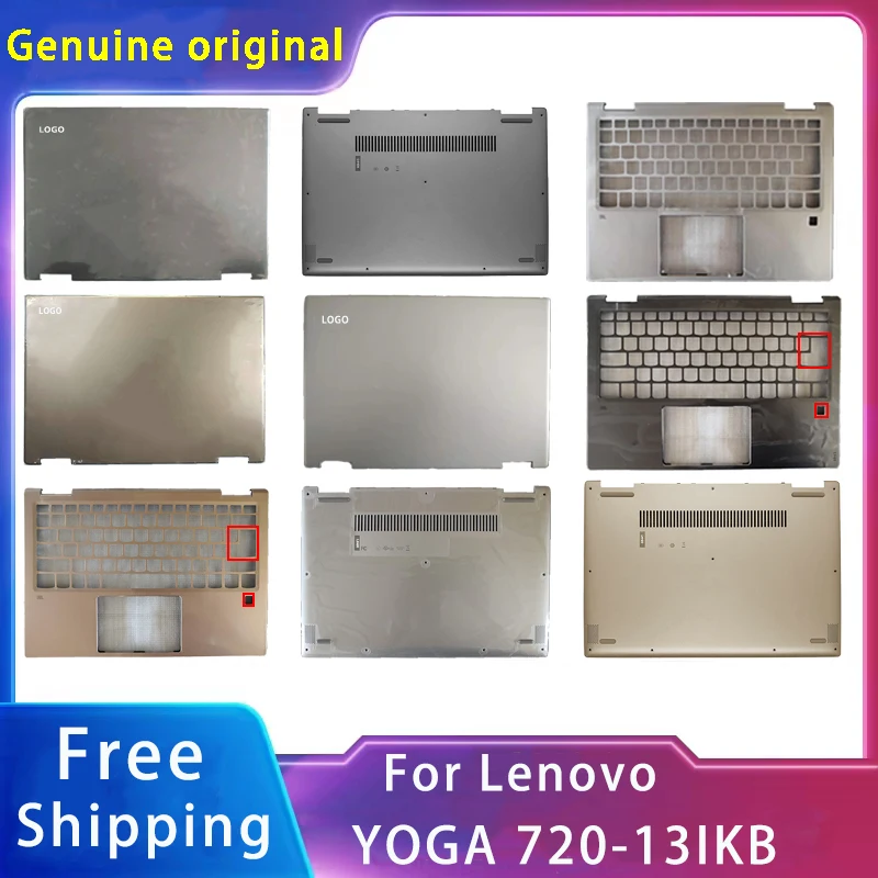 New For Lenovo YOGA 720-13IKB;Replacemen Laptop Accessories Lcd Back Cover/Palmrest/Bottom With LOGO 5CB0N67827