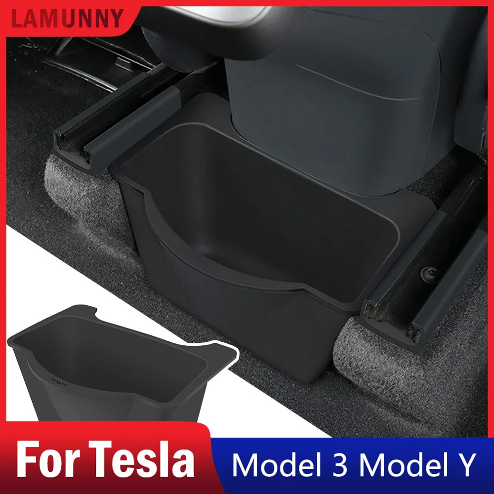 

For Tesla Model Y 2nd Row Center Console Organizer Storage Box Backseat Center Organizer Container