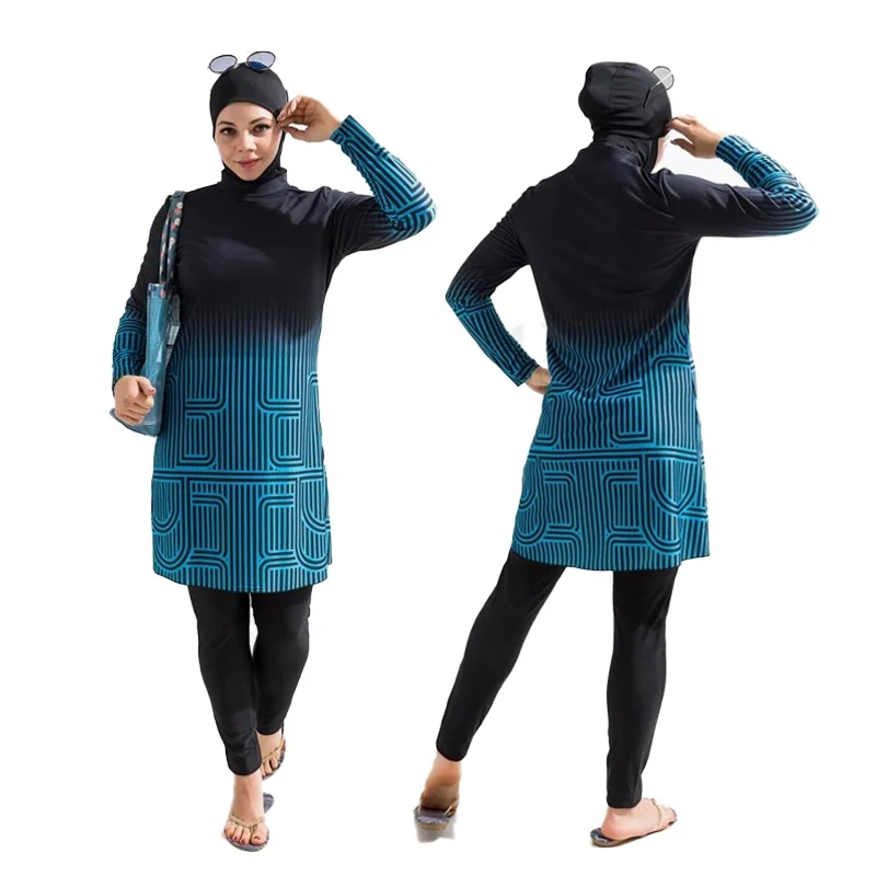 Muslim Swimming Suit For Women Cover Ups Swimwear Abaya Abayas Hijab Long Sleeve Modest Swimsuit Burkini Islamic Designer Hijabs